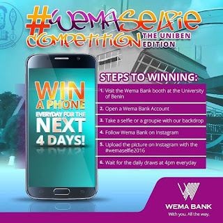 Wema selfie Competition- THE UNIBEN EDITION