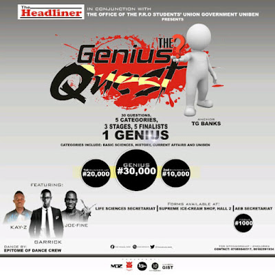 UNIBEN: “THE GENIUS QUEST”