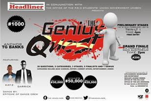 THE GENIUS QUEST – Forms are out