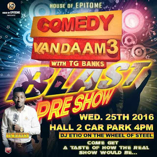 Comedy Vandaam 3 Blast/ Pre Show holds Today