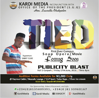 Publicity blast for Uniben soap Opera at Hall 2 car Park – See details!