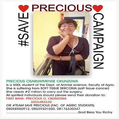 #Save Precious Campaign- Save a Life