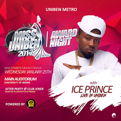 CONFIMED: Iceprince Zamani confirms his coming to Uniben