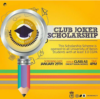 SCHOLARSHIP PROGRAM: How to apply for Club Joker Scholarship