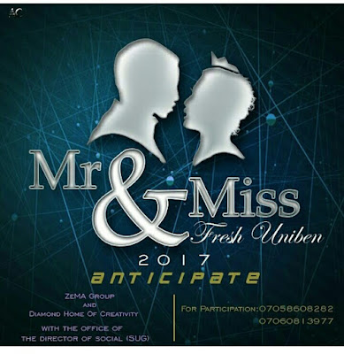 EVENT: Unveiling  Mr and Mrs Fresh Uniben 2017.