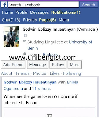 Unbelievable! Female Uniben student turns a guy down, then this happens – See details