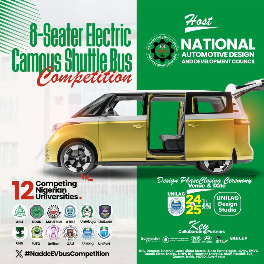 UNIBEN Clinches Victory in National Electric Vehicle Design Contest, Earns N5 Million Prize