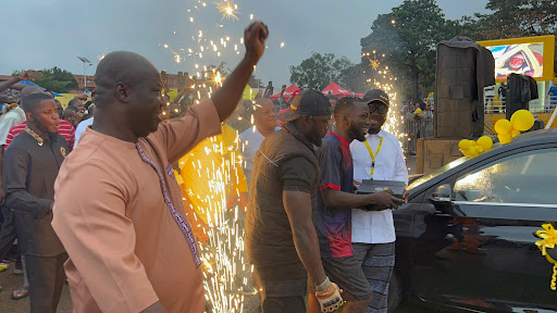 UNIBEN: Edomwonyi Osariemen Wins MTN Pulse Car at Go MAD On Campus