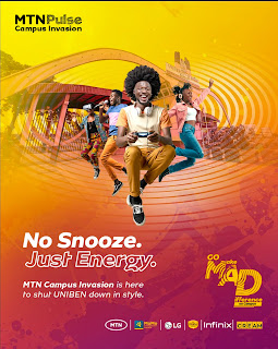 MTN Go M.A.D. Campus Tour Heads to UNIBEN: No Snooze, Just Energy!